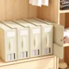 Creative Bed Sheet Storage Box Clothing Fabric Sheet 4-piece Organizer Wardrobe Blanket Quilt Cover Non-woven Storage Box 1