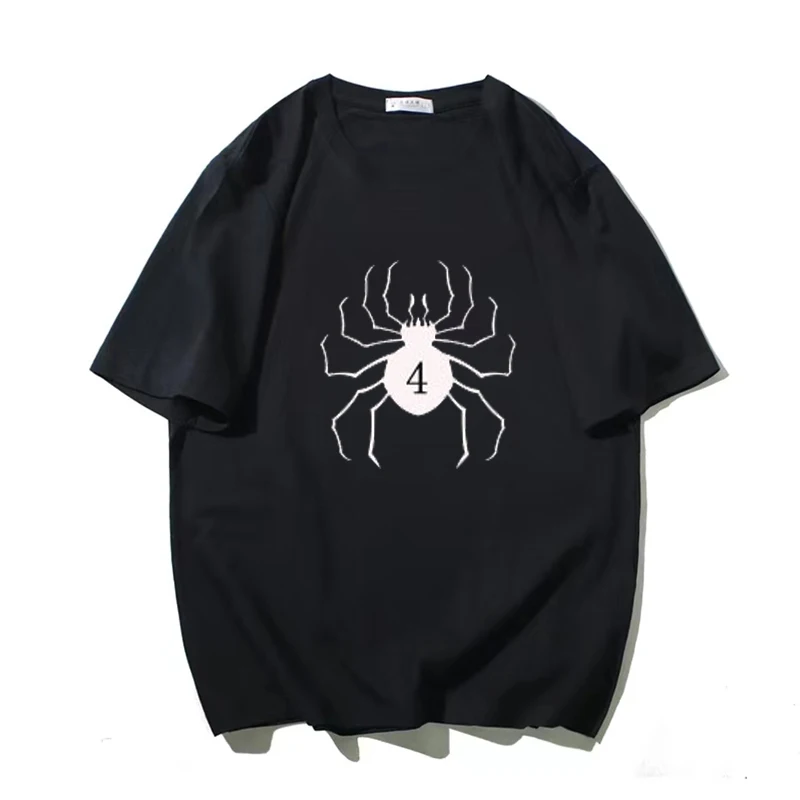 2023 New Men's Spider 4 High Quality Printed Cotton T-Shirt