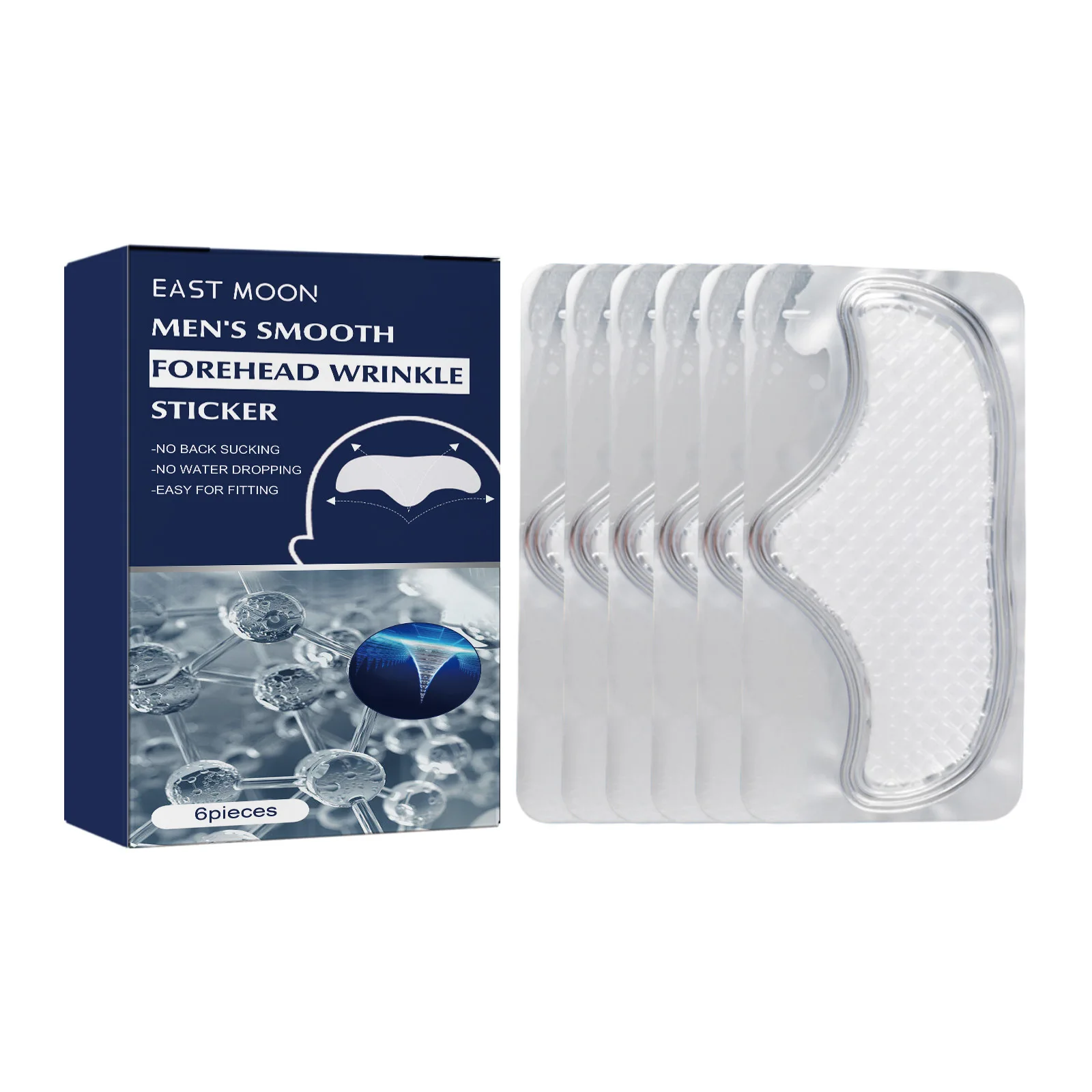 Anti Wrinkle Forehead Patch Line Removal Hyaluronic Firming Lift Up Mask Stickers Moisturizng Anti-Wrinkle Forehead Line Remover 2