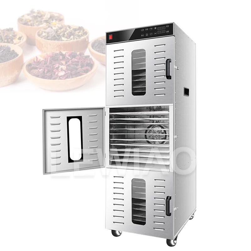 

2400W Commercial Fruit Vegetable Drying Machine Large Food Dehydration Dryer Fruit Dehydrator