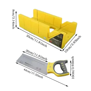 Miter Box And Saw Set 6