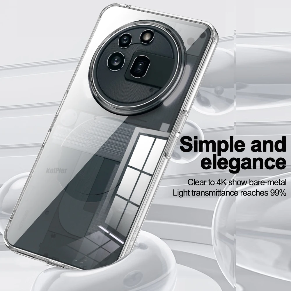 Minimalist Transparent Shockproof Phone Case - Soft Matte Silicone Frame