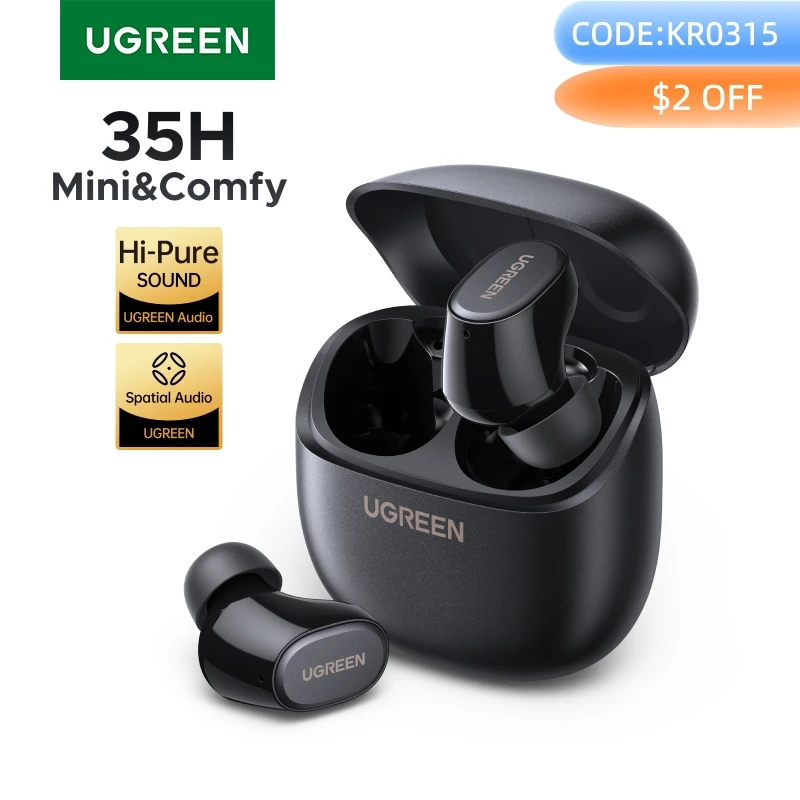 UGREEN Dots Kabellose Ohrhörer Bluetooth 6.0-In-Ear-Kopfhörer, leichte Kopfhörer, tiefer Bass-Sound, 35-Stunden-Wiedergabe, Ohrhörer mit APP - AliExpress 44