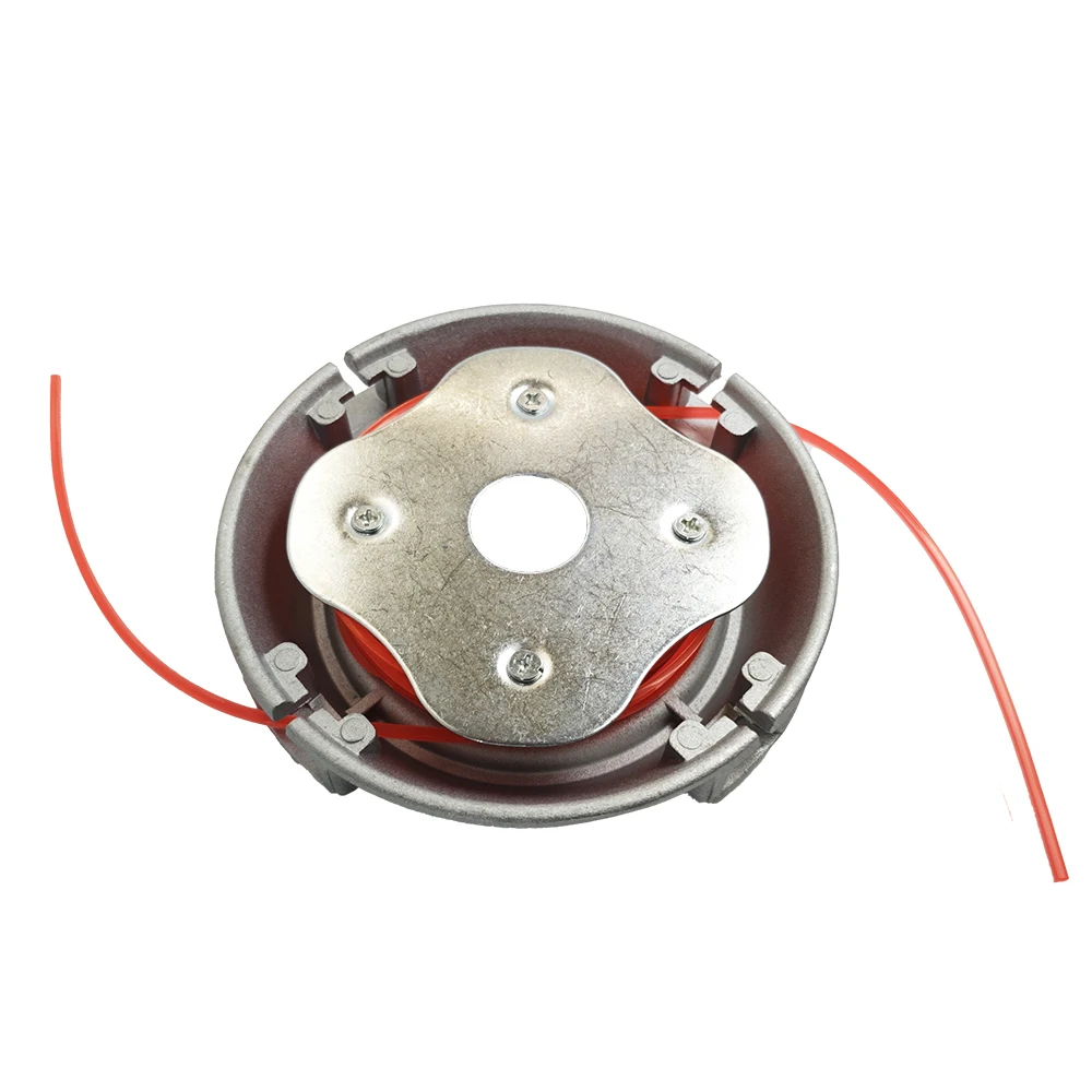 Aluminium Alloy Nylon grass trimmer head aluminum trimmer head Brush Mower Head Universal Trimmer Head Bump Spool Grass Brush Cutter Lawn Mower Garden Home Cutting
