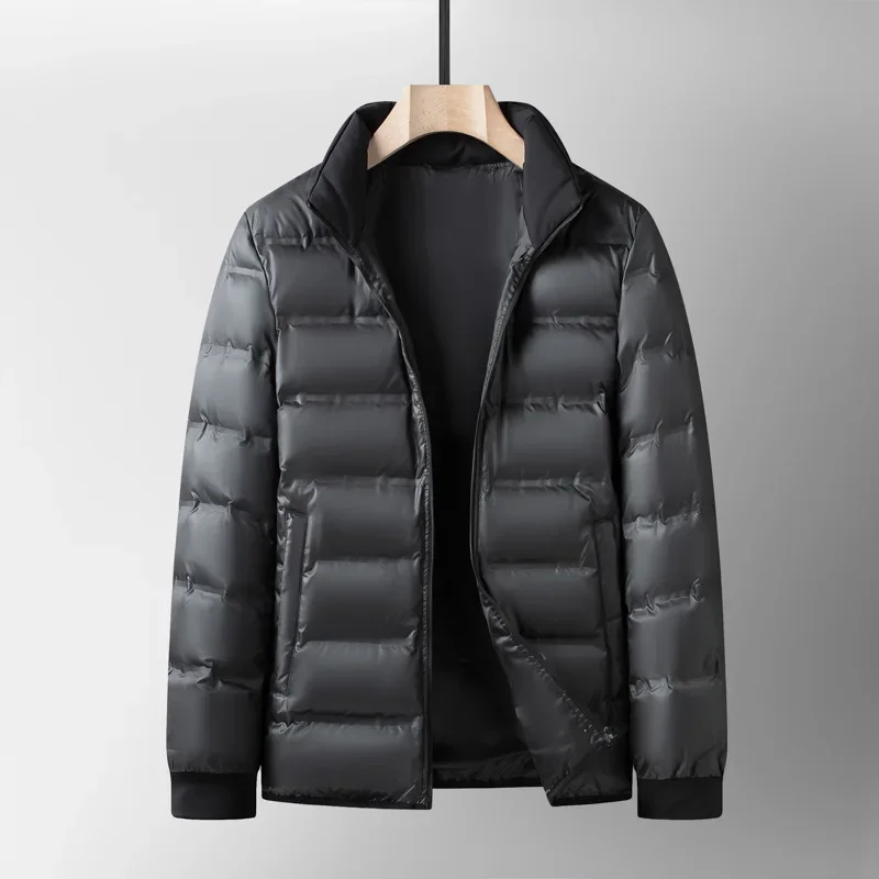 Men's Winter New Detachable Inner Tank Goose Down Coat Men's Middle Aged Business Warm Dad's Coat