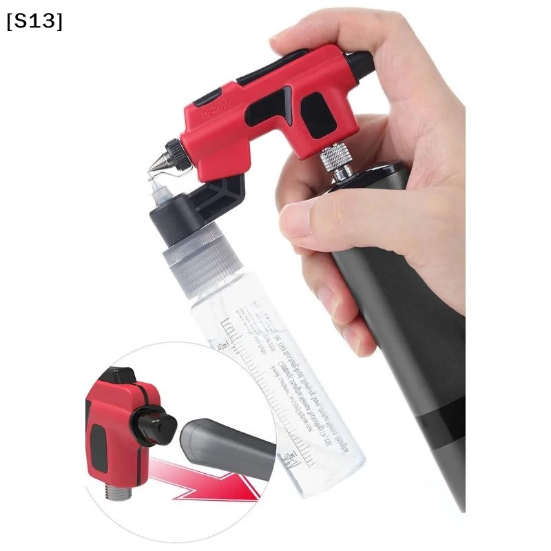 1 세트 0.3mm/0.5mm 수성 페인트 에어브러시 PT-AB 노워시 에어브러시 마..