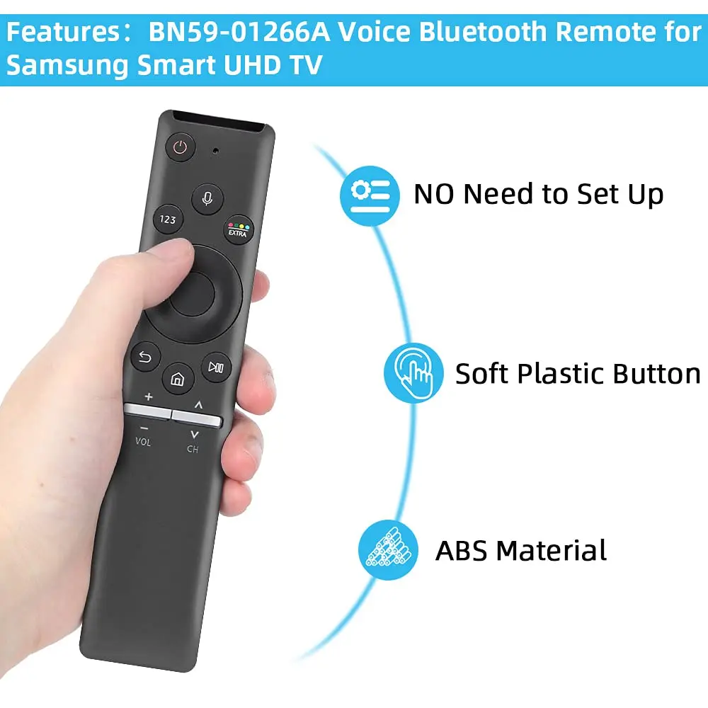 Replacement Voice Bluetooth Universal Remote Control for Samsung Smart TV, BN59-01266A BN59-01298C Ultra TV HD UHD QLED TV