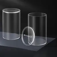 Piggy Bank for Adults Kids Acrylic Clear Piggy Bank Coin Bills Bank Money Saving Jar Unopenable Change Jar Money Bank Home Decor 1