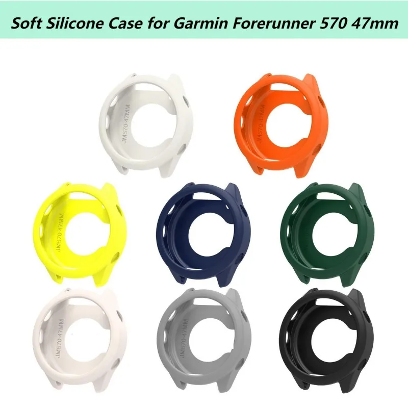 Premium Soft Silicone Smart Watch Protective Case - Enhanced Shell Cover Accessories in Multiple Sizes
