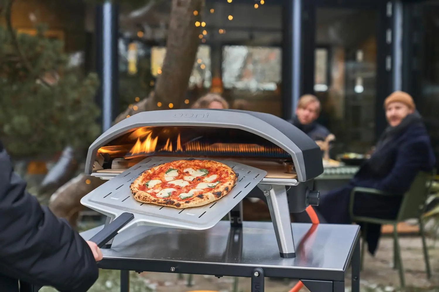 16 Gas Pizza Oven 28mbar Propane Outdoor Pizza Oven Portable Pizza Oven For Fire and Stonebaked 16 Inch Pizzas With Gas Hose 4