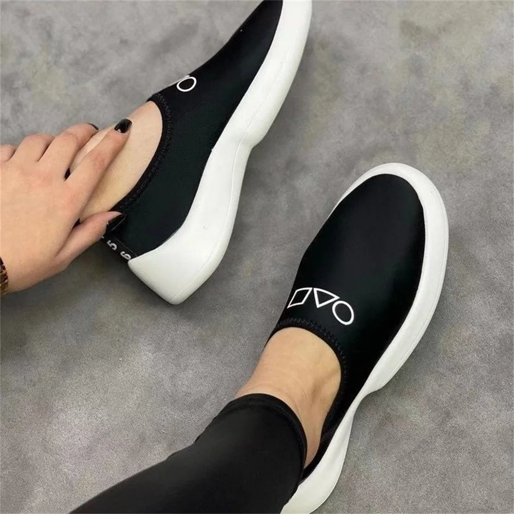 Women's Fashion Sneakers 2022 Spring New Candy Color Female Slip On Breathable Casual Shoes Outdoor Running Walking Flats 
