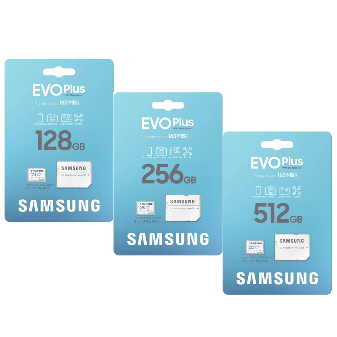 고속 삼성 PRO Endurance/EVO Plus/PRO Plus 마이크로 SD 카드 128G 256G 512G U3 A2 V30 드라이브 레코더 모니터 카메라 전용