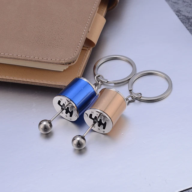 Metal AntiStress Keyring Creative Car 6 Speed Gearbox Gear Fidget Toys Shift Racing Tuning Model Keychain Novelty Sensory Toys 5