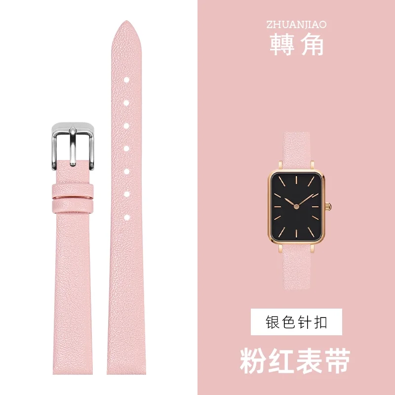 Premium Ultra-Thin Calfskin Leather Waterproof Watchband – Soft, Comfortable, and Versatile Watch Accessory