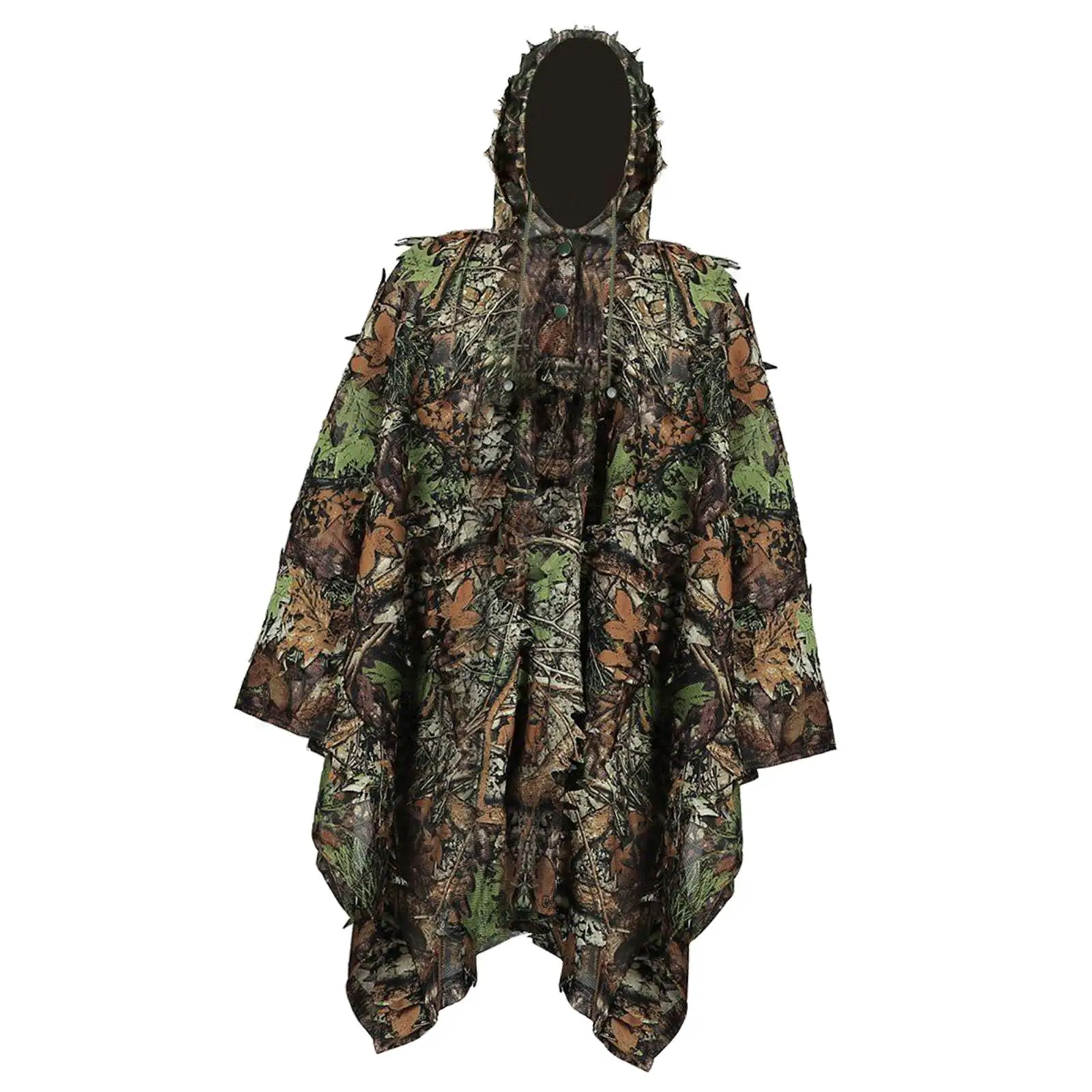 

Ghillie Suit Jacket Hood Lightweight Clothing Outfit Woodland Cosplay suits for Hunting Party Halloween Birdwatching Photography