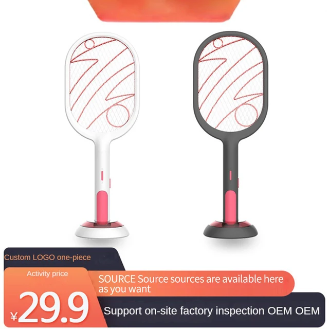 Rovar Ütő Swatter Zapper Nyári Usb Újratölthető Elektromos Ütés Kettős Célú Fizikai Szokatlan Háztartási Szerszámok 2 - Image 4