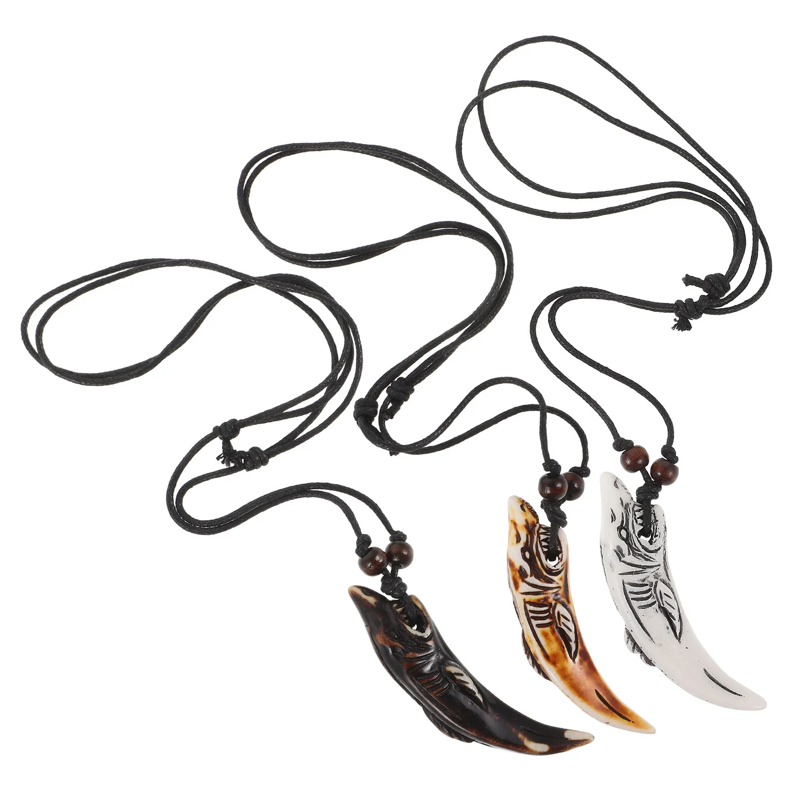 

3 Pcs Necklace Men Beach Male Unique Chain for Resin Decoration Man Mens