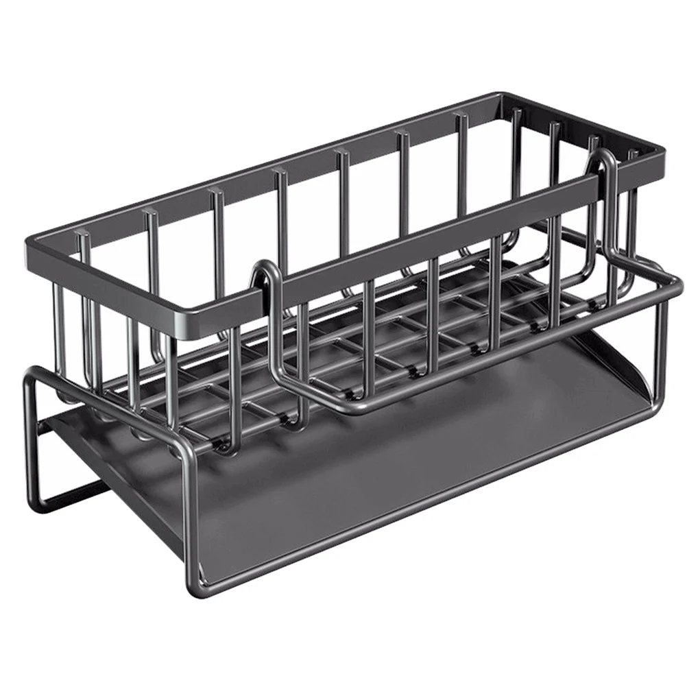 

Shelves for Bathroom Organizer Kitchen Rack Sponge Holder Stand Sink Dish Cloth Draining Carbon Steel