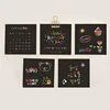 Children DIY Draw Painting Educational Toys Magic Color Cartoon Scratch Art Painting Paper Card Kit Toy Magic Scratch Paper Toys 5