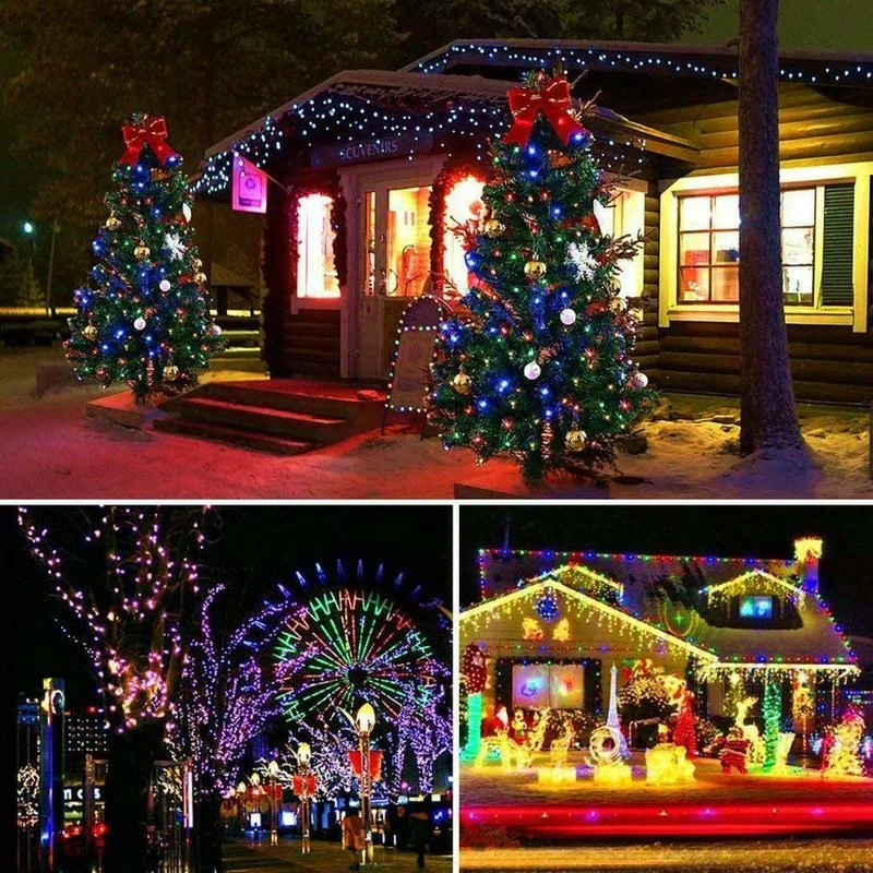 Outdoor Solar Fairy String Lights 105Ft 310LED Twinkle Lights Waterproof for Xmas Patio Garden Yard Wedding Party Tree Decor led string lights,decorative lights,string lights,led fairy lights