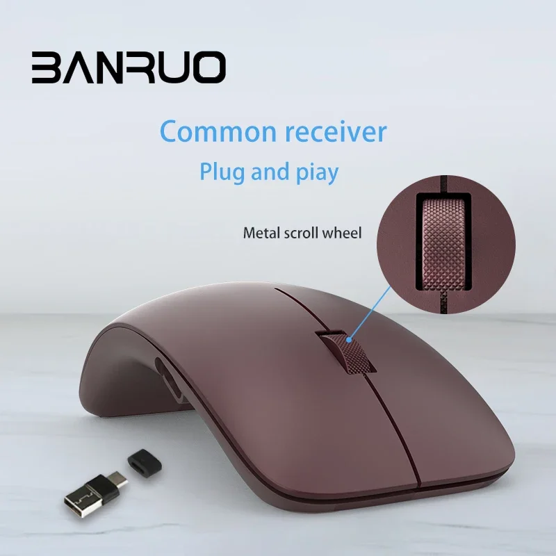 Hot Sale 2.4Ghz Wireless Mouse Ergonomic Optical USB Nano Receiver Mice For Computer Laptop Tablet Mouse Wireless
