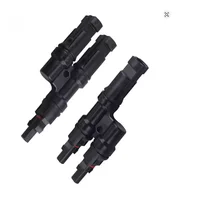 1 paire de connecteurs de câbles solaires photovoltaïques T2/T3/T4/T5/T6 mâle et femelle, 30A 1000V, connecteurs de fils pour panneaux photovoltaïques électriques 3