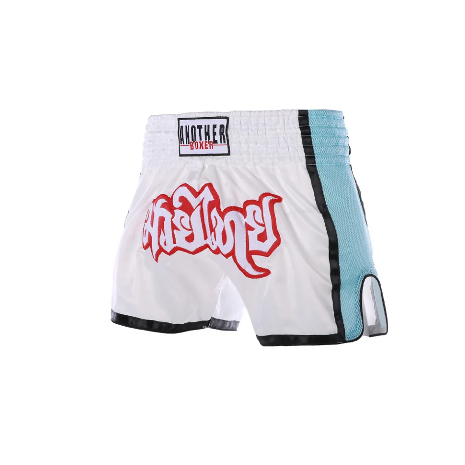 Summer Men And Women New Net Cloth Muay Thai Shorts Sturdy MMA Fighting Pants Simple And Beautiful children's Boxer Trunks