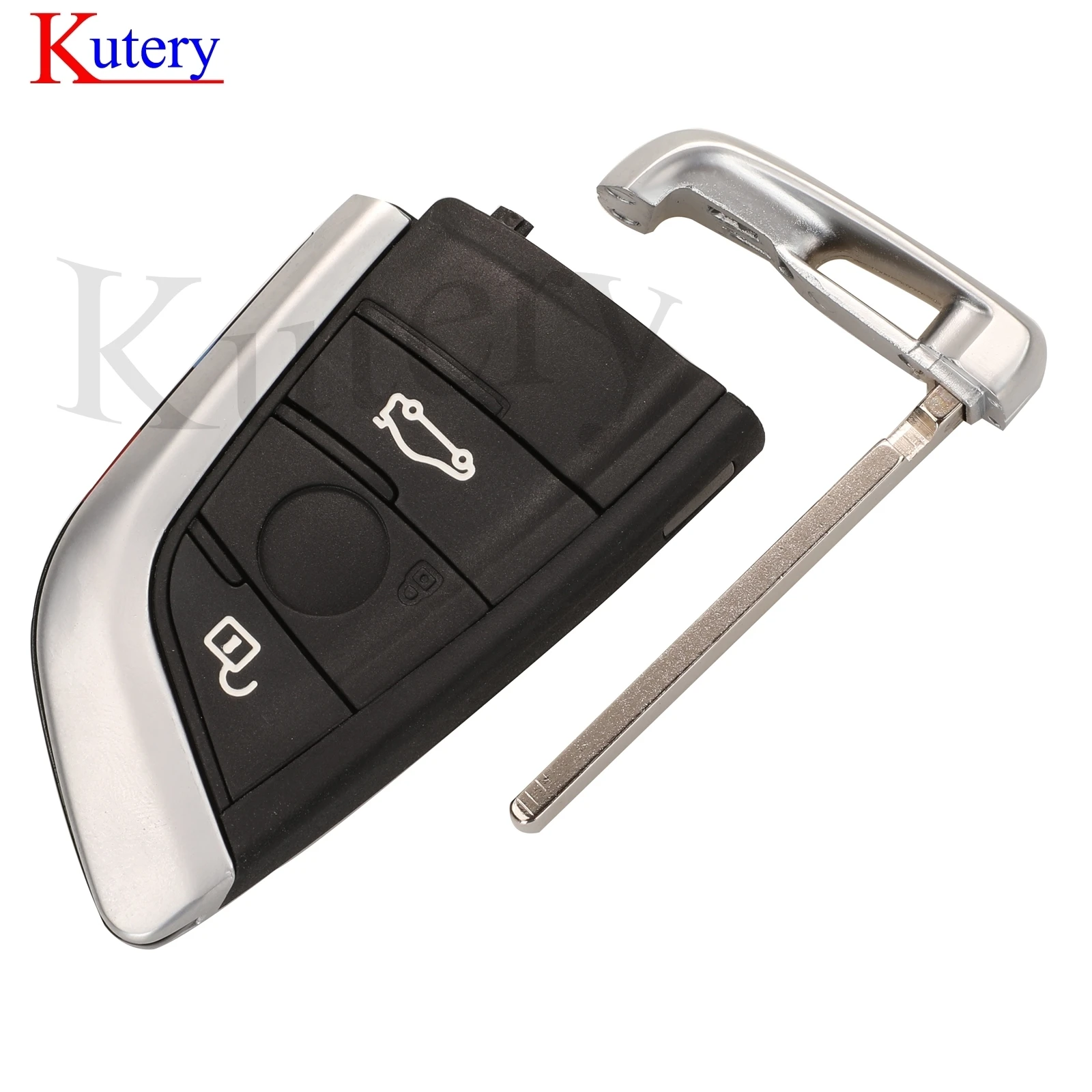 jingyuqin 3/4 Button Smart Car Remote Keyless Entry Key Shell Case For BMW X5 F15 1 2 5 7 Series X1 X6 F16 G30 G11 F48 F39 Key