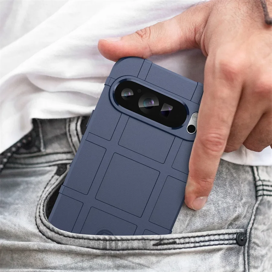 Google Pixel 9 Pro XL 8 7 8A Rubbe Kılıf Anti-Şok Sağlam Hibrit TPU Darbeye Dayanıklı Kapak için Otter Armor Kılıf Kutusu_voghion.com
