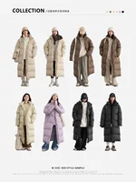 CHIC VEN Women Down Coats New Long Thick Warm Down Jackets Overcoat White Duck Down Loose Casual Jacket Autumn Winter 2023 2