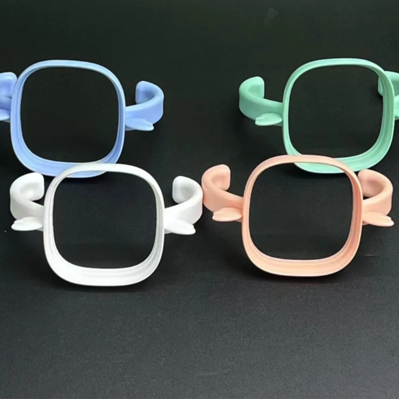 Milk Bottle Handle Baby Bottle Square Handle Feeding Handles for Hegen Glass Bottles Easy Grip for Baby Infant A2UB