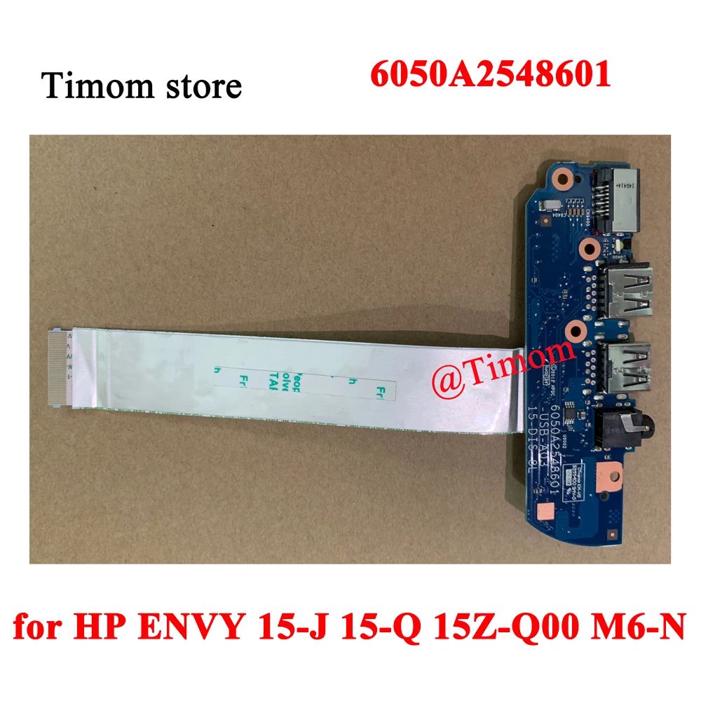

6050A2548601 for HP ENVY 15-J 15-Q 15Z-Q00 M6-N Series Original Laptop USB Audio Board with Cable RJ45