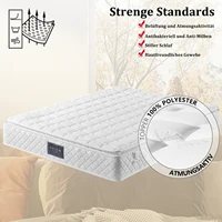 Anajqaqia 160x200x25 см Матрас с пружинным сердечником, 7-зонный матрас из холодной пены H3, сертифицирован 100% Oeko-Tex — изображение 2