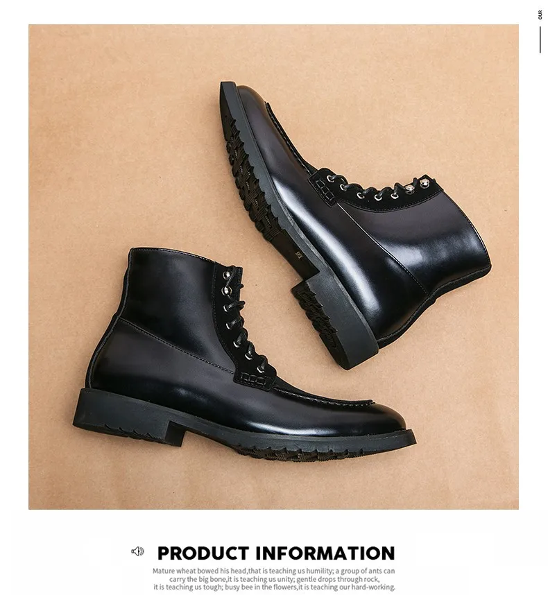 Men's Leather Dress Boots