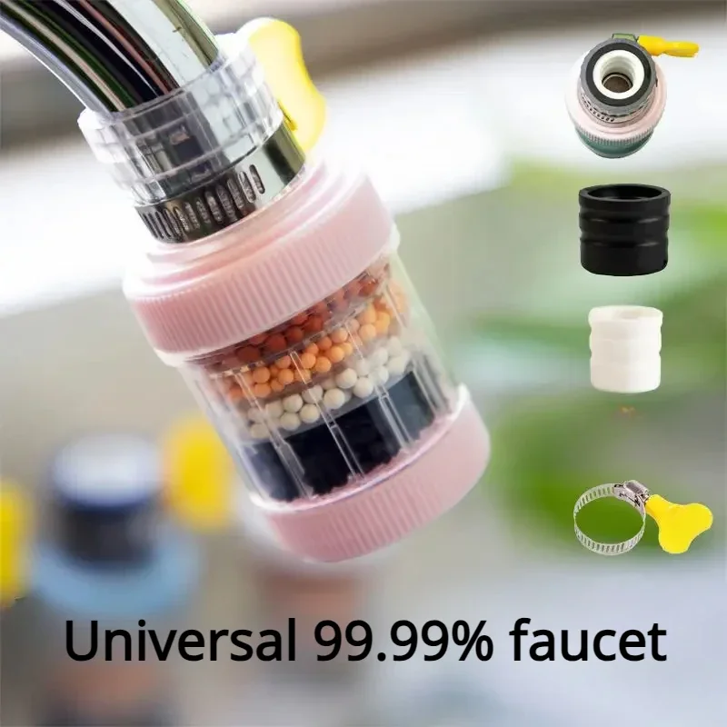 

Removable Faucet Filter Washable Six-layer Household Universal Anti-splash Shower Water Saving Kitchen Tap Shower Nozzle Filter