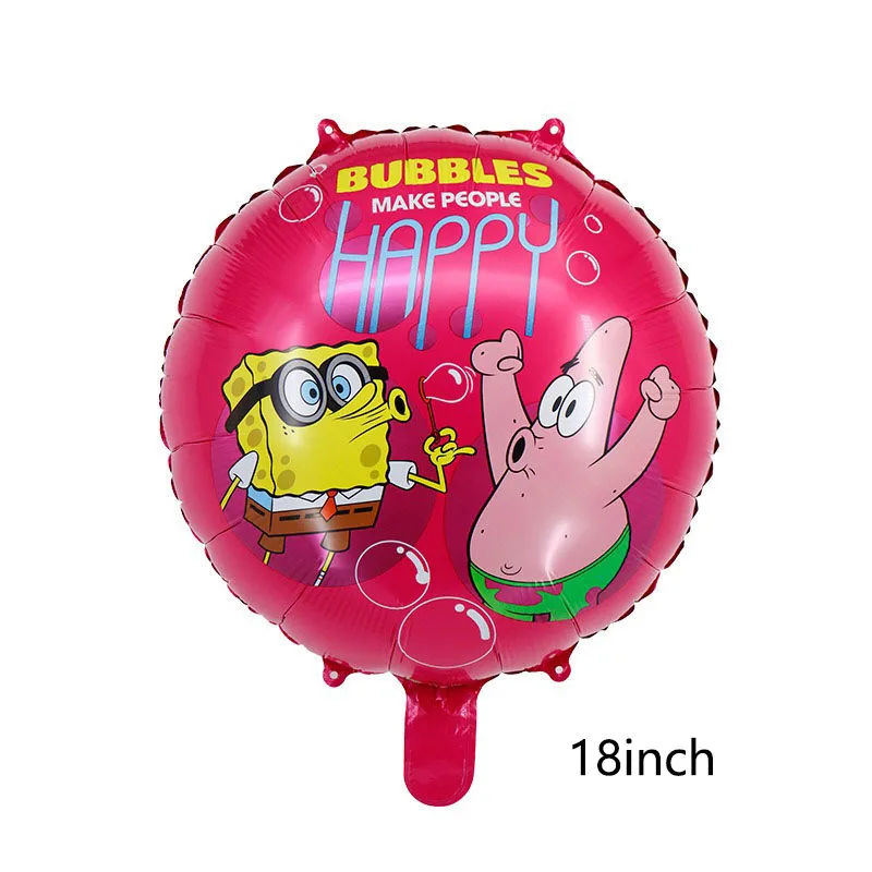 1 stücke Cartoon SpongeBob Patrick Star Folien Ballons Mädchen Junge kinder Geburtstag Party Dekoration Baby Dusche Ballons Geschenke – Detail 2