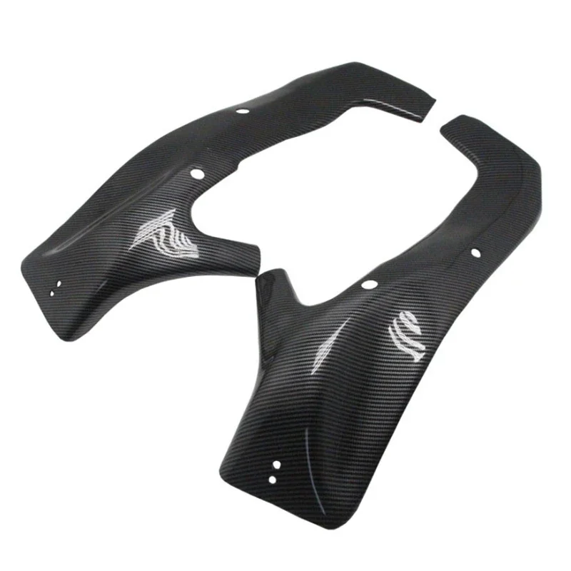 1組 モーターサイクルアクセサリー カーボンファイバー ダッシュ