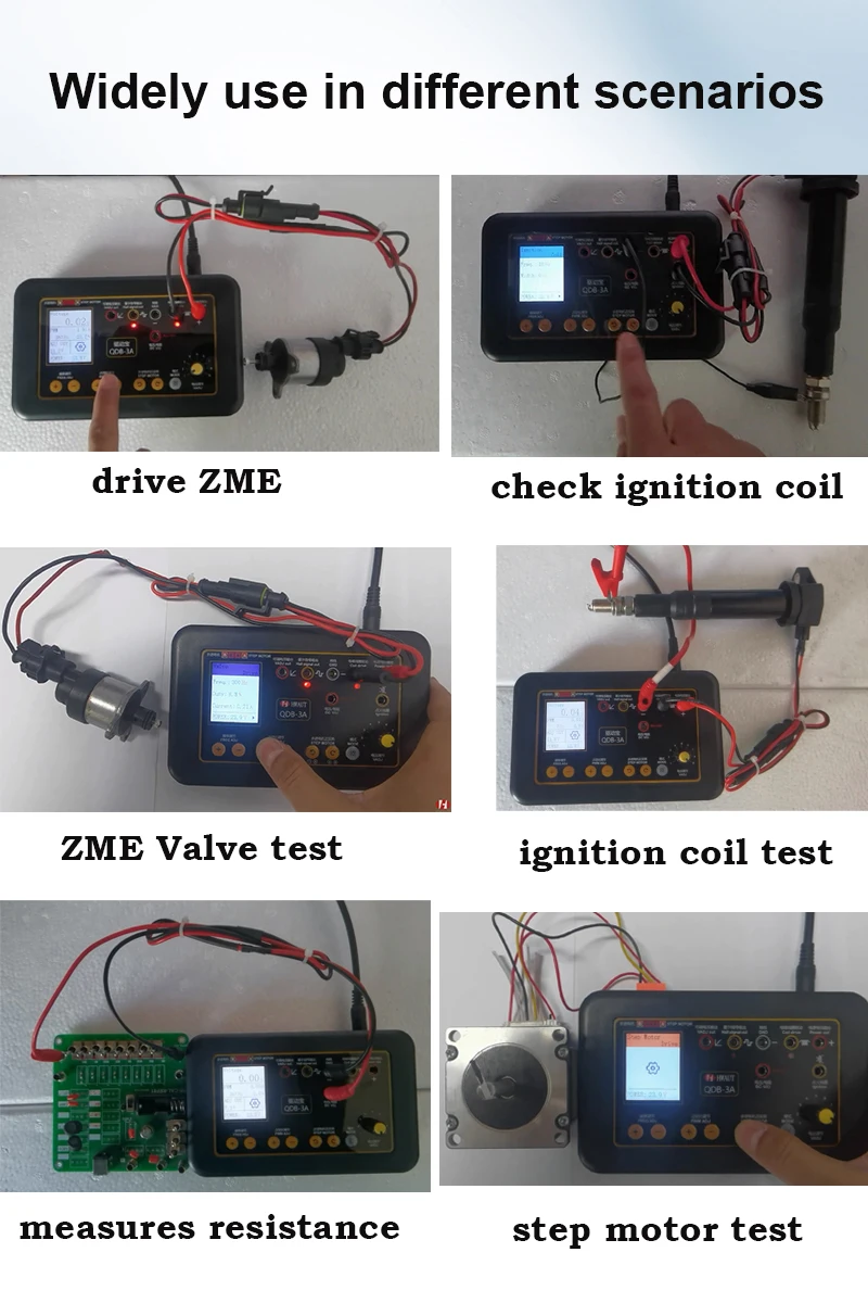 QDB-3A Ignition Coil Tester – Handheld Auto Diagnostic Tool For Sensors & PWM Signals-803419
