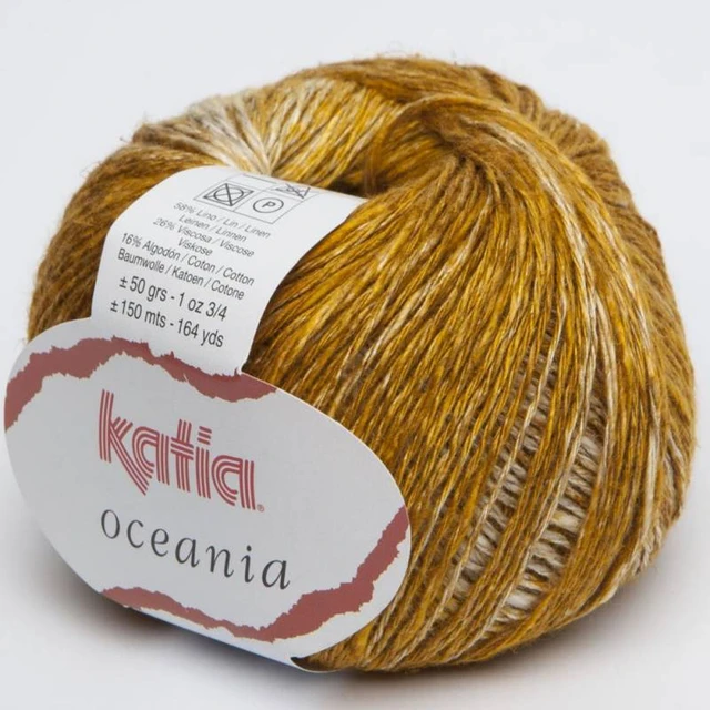KATIA OCEANIA Oceania by Lanas Katia linen and silk thread bicol