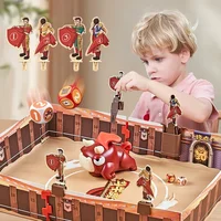 Kids Bullfighting Warrior Board Games Toy Puzzle Levels Card Board Game Family Funny Entertainment Casual Logical Party Game Toy 1