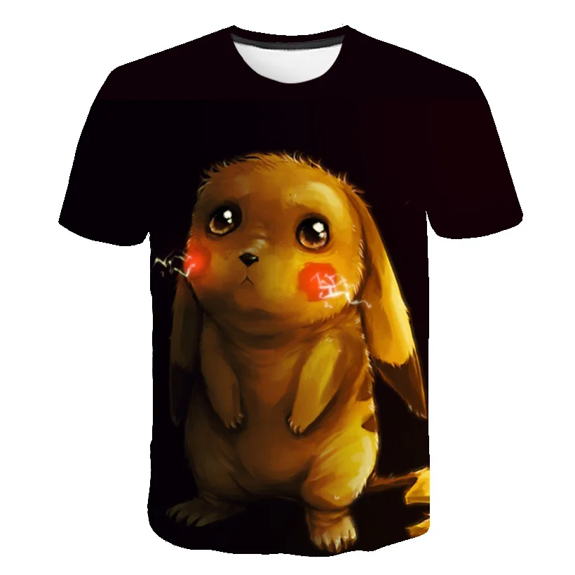 cute T-Shirts Children's pokemon T-Shirt Children for Boys Girls T Shirts Children Baby Cute boys girls Cartoon fashion pokemon T shirts supreme shirt