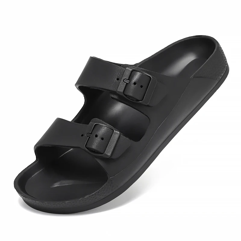 Summer Women Lightweight Rubber Slippers Clogs Garden Shoes Beach Sandals Indoor Home Slides Soft Free shipping Big Size 43 44 2