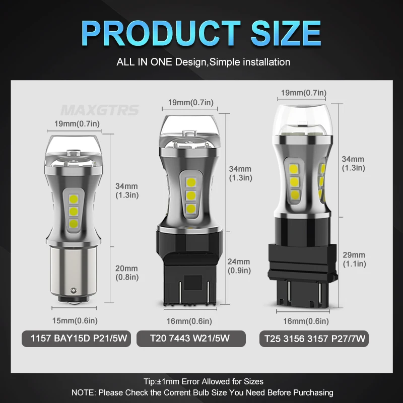 2x T20 7443 W21/5W 7444NA 3157 1157 BAY15D ڵ Led ,  õ, 극ũ Ʈ,  , LED  