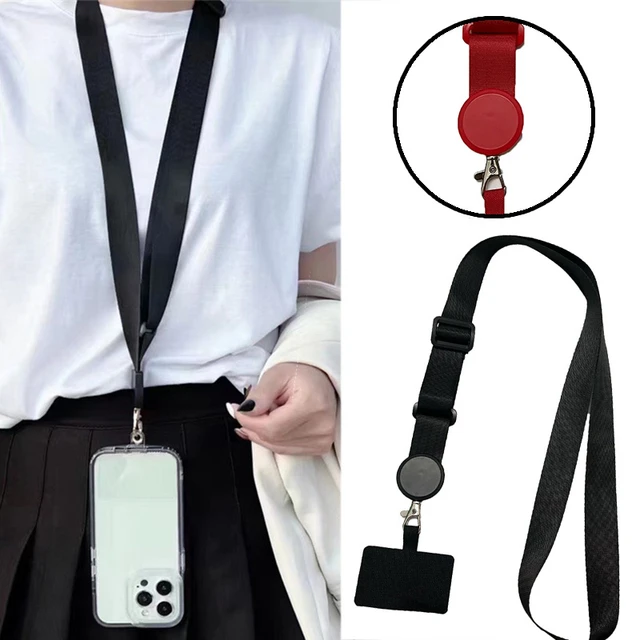 Cordini da collo alla moda con cinturino in Nylon per chiavi del telefono  cellulare cinturino da collo con cordino per Badge con carta d'identità  catene con Clip per porta cellulare - AliExpress