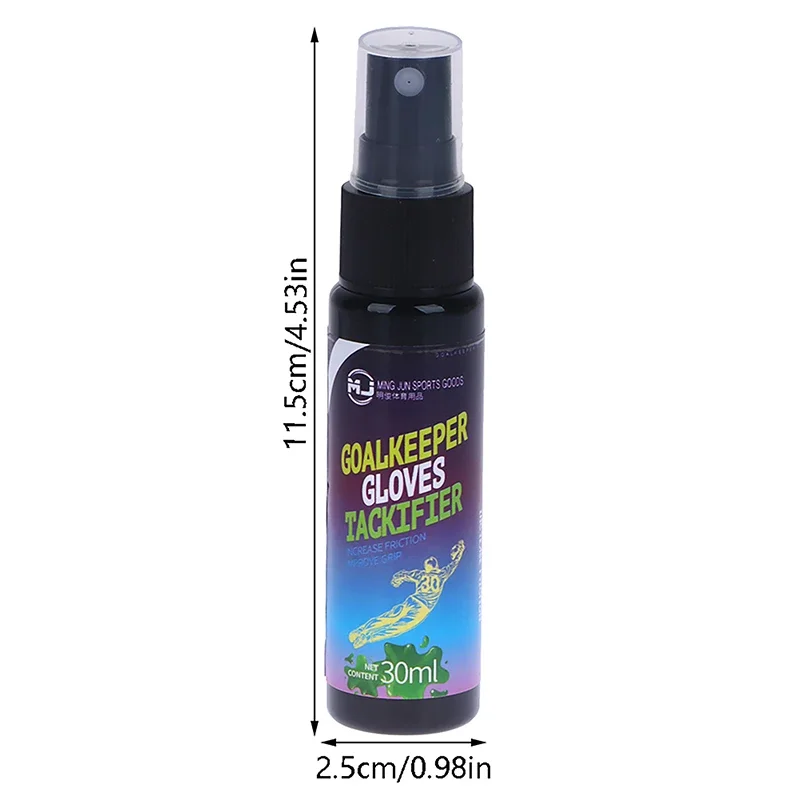 Football Grip Spray 1Pc 30ml Goalkeeper Glove Football Grip Spray For Goalkeeping Gloves Non-slip Enhanced Sticky Baseball Replacement Glove Glue