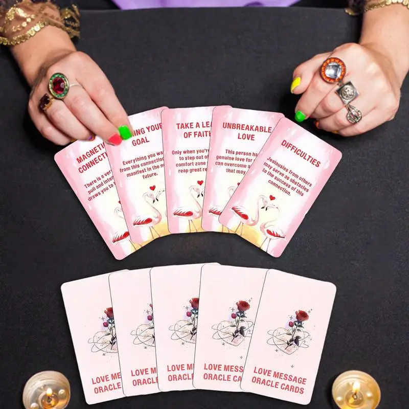 Love Messages Oracle Cards Tarot Board Game Oracle Card Tarot Divination Tools Oracle Card Family Friend Table Game Tarot Game 4