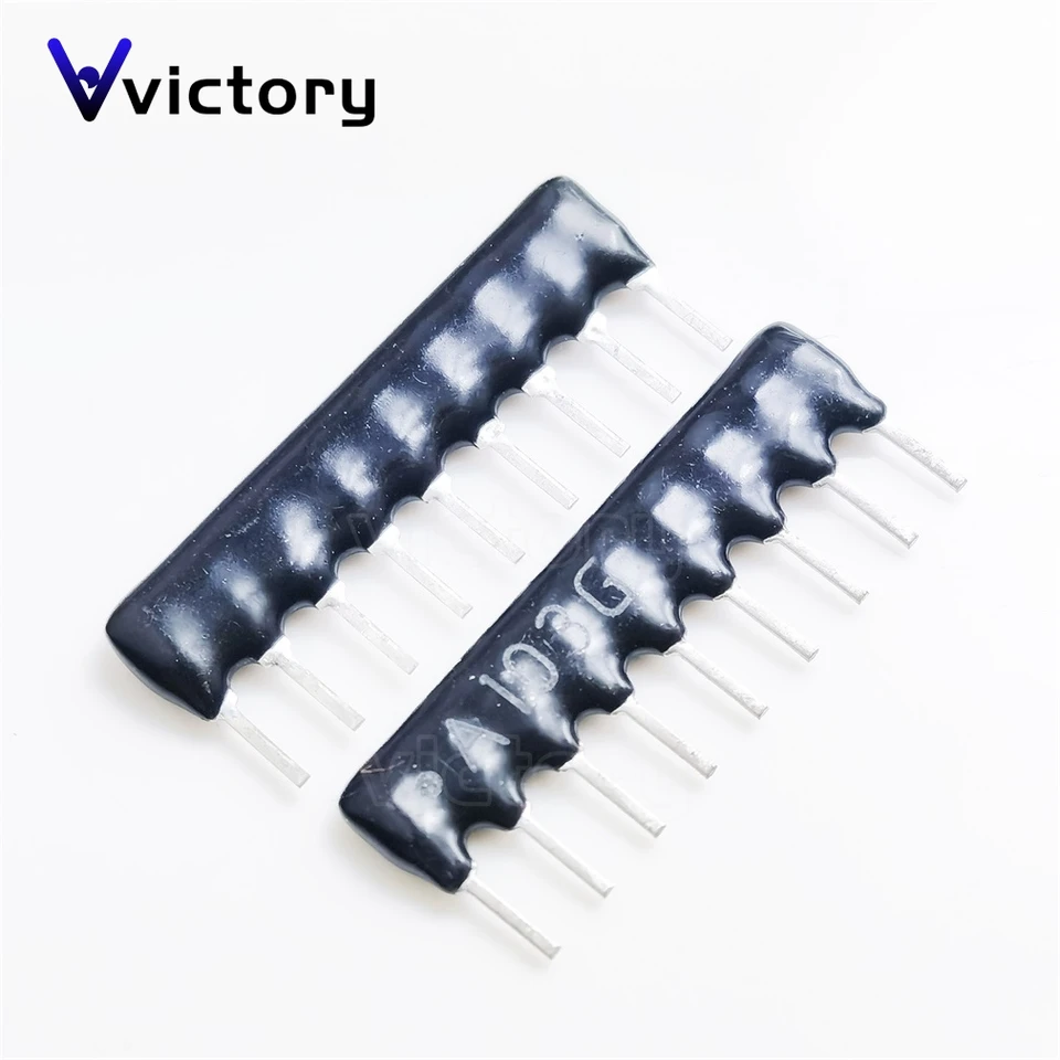 50PCS 9Pin Resistor Network Array A09 103 10K A103 2.54MM Pin SIP 9 On
