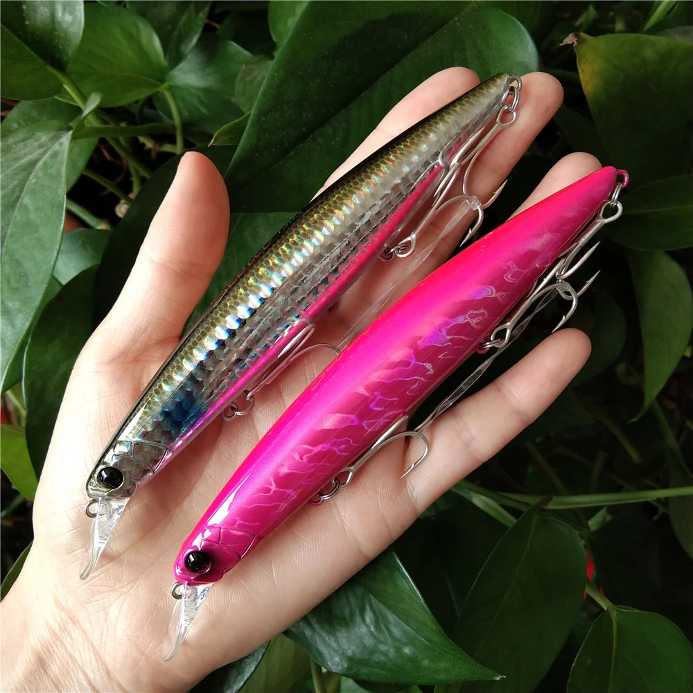 

2 шт., рыболовная блесна TSURINOYA, 130 мм, 24 г