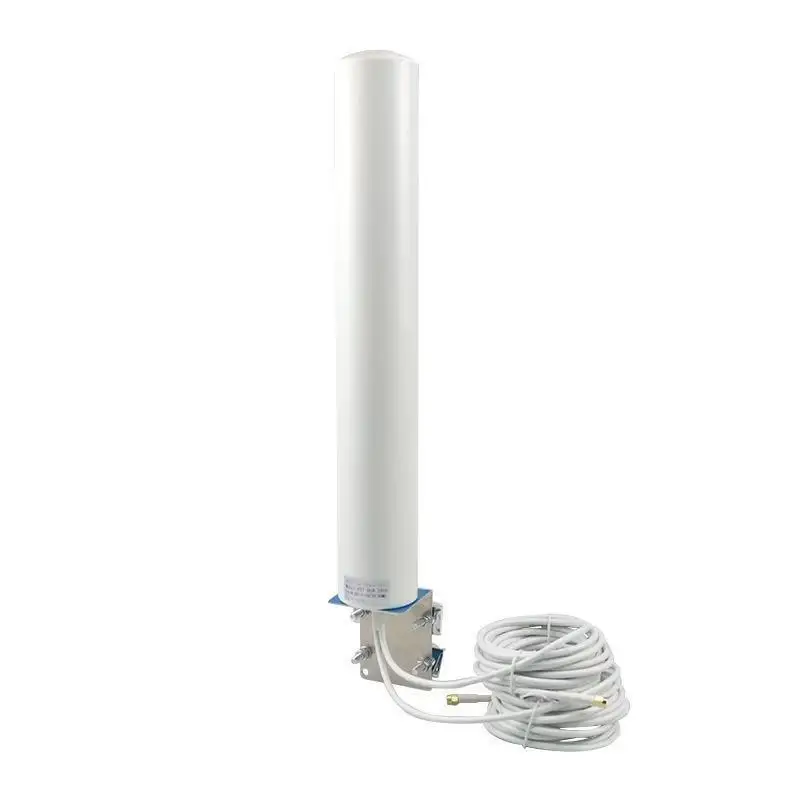 4G LTE 5G Outdoor Mimo Cylinder Antenna 700-3800MHz Waterproof Omni Antennae for GSM 4G Cell Phone Signal Booster 5G Router