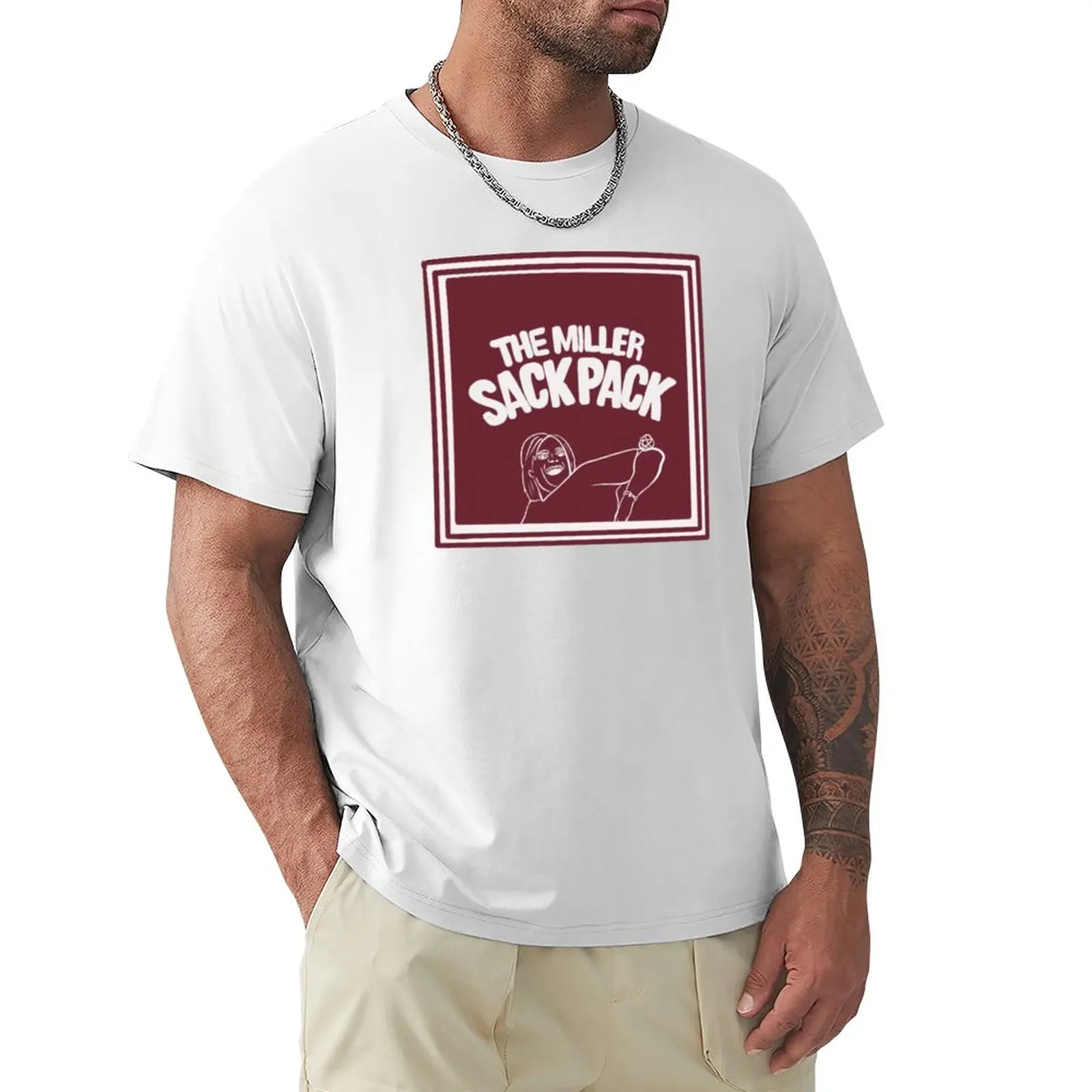 

Miller sack pack - new girl T-Shirt cute clothes funnys mens funny t shirts